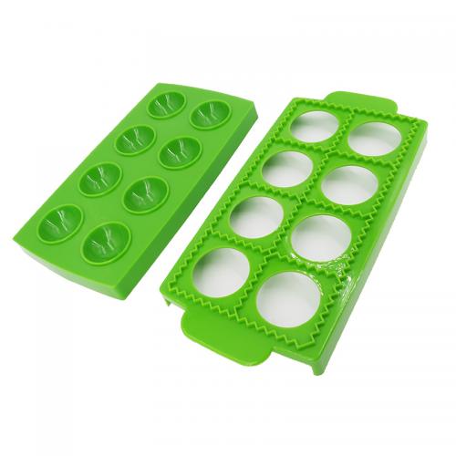 Hot Sale wonton Keukengereedschap Handleiding Plastic PP Druk Ravioli Tool Mold Dumpling Set: